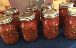 Canned salsa